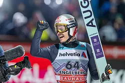 Auch Philipp Raimund sprang stark. - &copy; Urs Flueeler/KEYSTONE/dpa