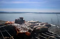 Wichtig oder sehr wichtig ist der Klimaschutz einer Umfrage zufolge den wenigsten Menschen, wenn sie grillen. - © Karl-Josef Hildenbrand/dpa