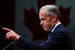 «Präsident Trump versucht, uns zu brechen, damit Amerika uns besitzen kann, aber das wird niemals passieren», sagte Wahlsieger Carney. - © Sean Kilpatrick/The Canadian Press/AP/dpa