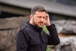 Der ukrainische Präsident Selenskyj wollte in Kananaskis eigentlich Trump treffen. - © Michael Kappeler/dpa POOL/dpa