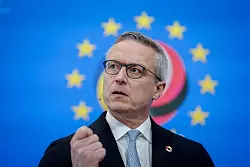 Digitalminister Karsten Wildberger (CDU) glaubt an europ&auml;ische Innovationskraft im Tech-Sektor. - &copy; Kay Nietfeld/dpa