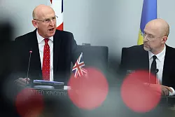 Auch Großbritannien will die Rüstungszusammenarbeit mit der Ukraine intensivieren. - © Omar Havana/AP/dpa