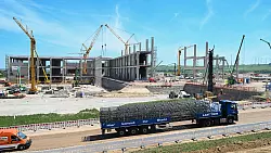 Investitionsprojekte von US-Firmen in Deutschland - so wie aktuell f&uuml;r den neuen Standort des US-Pharmakonzerns Eli Lilly in Alzey - gab es 2024 deutlich weniger. (Archivbild) - &copy; Arne Dedert/dpa