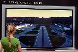 Die Aufl&ouml;sung der TV-Ger&auml;te hat in der Geschichte der IFA stets zugenommen. (Archivbild) - &copy; Rainer Jensen/dpa