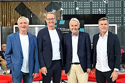 Jubiläum für die Sport1-Sendung Doppelpass. - © Uwe Lein/dpa