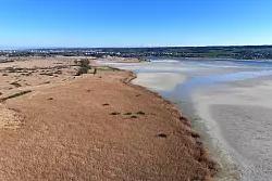 Der Bodensee ist auf einem niedrigen Stand. - © Felix Kästle/dpa
