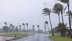 «Zelia» hatte zeitweise die höchste Kategorie 5 erreicht. - © Uncredited/TRACEY HEIMBERGER/AAP/dpa