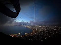 Die Seilbahn führt auf den Berg Monte Faito. (Archivbild) - © Alessandro Garofalo/LaPresse via ZUMA Press/dpa