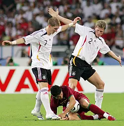 Lange gab es für Cristiano Ronaldo (m) nichts zu holen gegen Deutschland. - © picture alliance / dpa