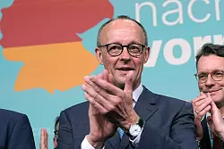 CDU-Bundesparteichef Friedrich Merz ist der Gewinner der Wahl. (Archivbild) - © Michael Kappeler/dpa