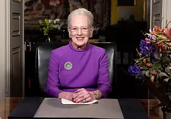 Ihre Neujahrsrede war f&uuml;r viele D&auml;nen ein Anlass f&uuml;r ein Spiel (Symbolbild). - &copy; Keld Navntoft/AP/dpa