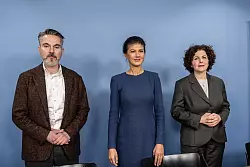 Die neue Parteispitze sollen Fabio De Masi und Amira Mohamed Ali bilden. - &copy; Michael Kappeler/dpa