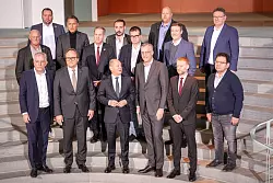 Stahlgipfel im Kanzleramt. - © Kay Nietfeld/dpa