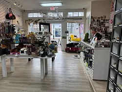 Weniger Laufkundschaft, keine Corona-Hilfen mehr, Stellenabbau im &ouml;ffentlichen Dienst &ndash; und jetzt auch noch Z&ouml;lle: Das schl&auml;gt sich in den Verkaufszahlen von &laquo;The Dog Park&raquo; nieder. - &copy; Luzia Geier/dpa