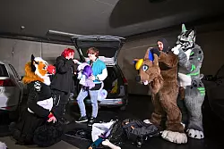 Kost&uuml;me sind keine Pflicht, machen den Furrys aber Spa&szlig;. (Archivbild) - &copy; Felix K&auml;stle/dpa