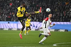 Wie schon in der Vorsaison setzen sie beim BVB auf eine st&auml;rkere R&uuml;ckrunde von Guirassy. (Archivbild) - &copy; Arne Dedert/dpa