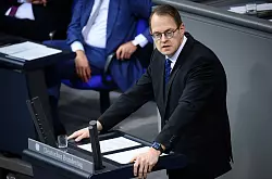 Pellmann wettert gegen Trump. - &copy; Bernd von Jutrczenka/dpa