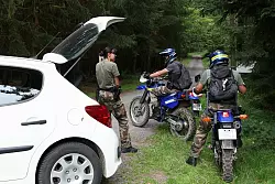 Waldgebiete in den Vogesen wurden aufwendig durchsucht. (Archivbild) - &copy; Frederick Florin/AFP/dpa