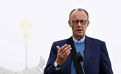 Merz lobt Trumps Initiative. (Archivbild) - © Angelika Warmuth/dpa