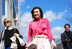 Für CSU-Vize Dorothee Bär ist es der erste Posten an der Spitze eines Bundesministeriums. Sie soll den Bereich Forschung, Technologie und Raumfahrt übernehmen. - © Michael Kappeler/dpa