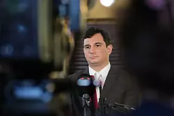 Nebenklage-Vertreter Philip von der Meden wies die Vorw&uuml;rfe von Block zur&uuml;ck. - &copy; Marcus Brandt/dpa