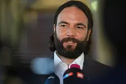 Blocks Verteidiger Ingo Bott hatte mit der Vorsitzenden Richterin wieder einen Schlagabtausch. - &copy; Marcus Brandt/dpa