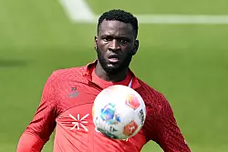 Auch Victor Boniface war schon dabei. - © Federico Gambarini/dpa