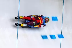Sieg zum Weltcup-Auftakt: Routinier Felix Loch gewinnt in Winterberg. - &copy; David Inderlied/dpa