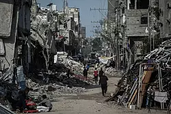 Bei israelischen Attacken im Gazastreifen wurden nach pal&auml;stinensischen Angaben zahlreiche Menschen get&ouml;tet. (Archivbild) - &copy; Omar Ashtawy Apaimages/APA Images via ZUMA Press Wire/dpa