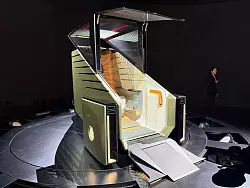 Bisher noch eine Studie: der elektrische Einsitzer im Design des LS Minivan. - © Thomas Geiger/dpa-tmn