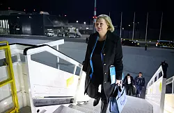 Faeser will über Flucht, Migration und Sicherheistfragen sprechen. - © Bernd von Jutrczenka/dpa