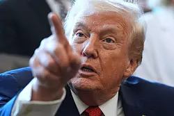 Trump beharrt auf seinen Anspruch auf Gr&ouml;nland. (Archivbild) - &copy; Evan Vucci/AP/dpa