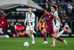 Erster Dreierpack für Claude-Maurice. - © Marius Becker/dpa