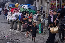 EU-Prüfer waren zu dem Ergebnis gekommen, dass Israel mit seinem Vorgehen im Gazastreifen gegen den Grundsatz der Achtung der Menschenrechte verstößt. (Archivbild) - © Jehad Alshrafi/AP/dpa