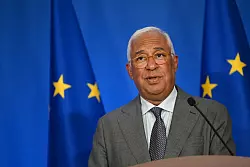 EU-Ratspr&auml;sident Ant&oacute;nio Costa forderte von China, seinen Einfluss auf Russland zu nutzen. - &copy; Johannes Neudecker/dpa