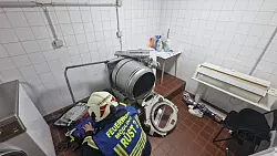 Warum das Kind in den Trockner stieg, ist nicht bekannt. - &copy; Unbekannt/FFMOEDLING.AT/APA/dpa