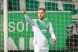 Nach seinem Joker-Tor bereit f&uuml;r die Fortuna: Der F&uuml;rther Profi Srbeny. (Archivbild) - &copy; Daniel Karmann/dpa