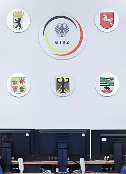 20-jähriges Bestehen des Gemeinsamen Terrorismusabwehrzentrums in Berlin. - © Hannes P. Albert/dpa