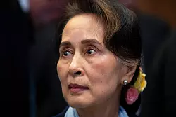 Aung San Suu Kyi wurde zu einer langj&auml;hrigen Haftstrafe verurteilt. (Archivbild) - &copy; Peter Dejong/AP/dpa