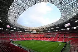 Finalstadion in Budapest: die Puskas-Arena. (Archivbild) - © Christian Charisius/dpa