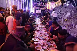 Auch in den Pal&auml;stinensergebieten wird ab heute der muslimische Fastenmonat Ramadan begangen. - &copy; Jehad Alshrafi/AP/dpa