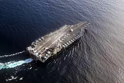 Es ist eine Machtdemonstration: Die USA haben einen Flugzeugtr&auml;ger in Richtung Karibik verlegt. (Archivbild) - &copy; Federico Gambarini/dpa