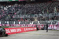 Bei den Protesten gegen die Pläne der Innenminister ziehen die Fans unterschiedlicher Vereine an einem Strang. (Archivfoto) - © Jennifer Brückner/dpa