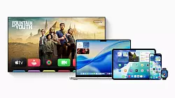 Die neue Benutzeroberfläche «Liquid Glass» soll über alle Apple-Gerätekategorien hinweg ein einheitliches Design haben. - © Apple Inc./dpa-tmn