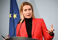 Eine Sprecherin von Kaja Kallas stellte klar, dass die EU-Staaten im Fall eines gewaltsamen Konflikts in der Pflicht stehen k&ouml;nnten. (Archivbild) - &copy; Britta Pedersen/dpa