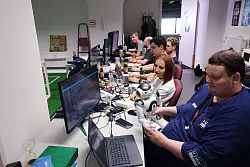 Das letzte Mal wurde die HTWK im Jahr 2018 in Montreal Weltmeister. - &copy; Sebastian Willnow/dpa