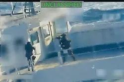 Bereits vor Wochen hatten US-Streitkr&auml;fte zwei &Ouml;ltanker vor der K&uuml;ste Venezuelas unter ihre Kontrolle gebracht. (Handout) - &copy; U.S. Attorney General\\\'s Office/X/AP/dpa