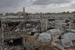 Der Gazastreifen ist nach zwei Kriegsjahren gro&szlig;fl&auml;chig zerst&ouml;rt. (Archivbild) - &copy; Jehad Alshrafi/AP/dpa