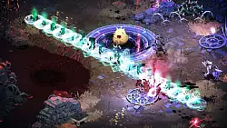 Actiongeladen: Es geht rund im Spiel, das sich thematisch an die griechische Mythologie anlehnt. - © Supergiant Games/dpa-tmn