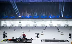 Der Schie&szlig;stand ist Mitten in der Arena auf Schalke. (Archivbild) - &copy; Fabian Strauch/dpa